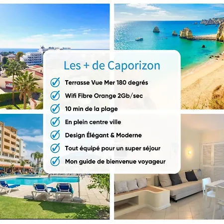 Apartamento Caporizon-albufeira-vue Panoramique Mer-hyper Centre-4 Personnes *