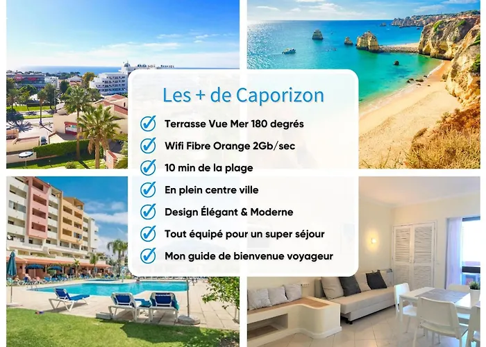 Appartamento Caporizon-albufeira-vue Panoramique Mer-hyper Centre-4 Personnes *